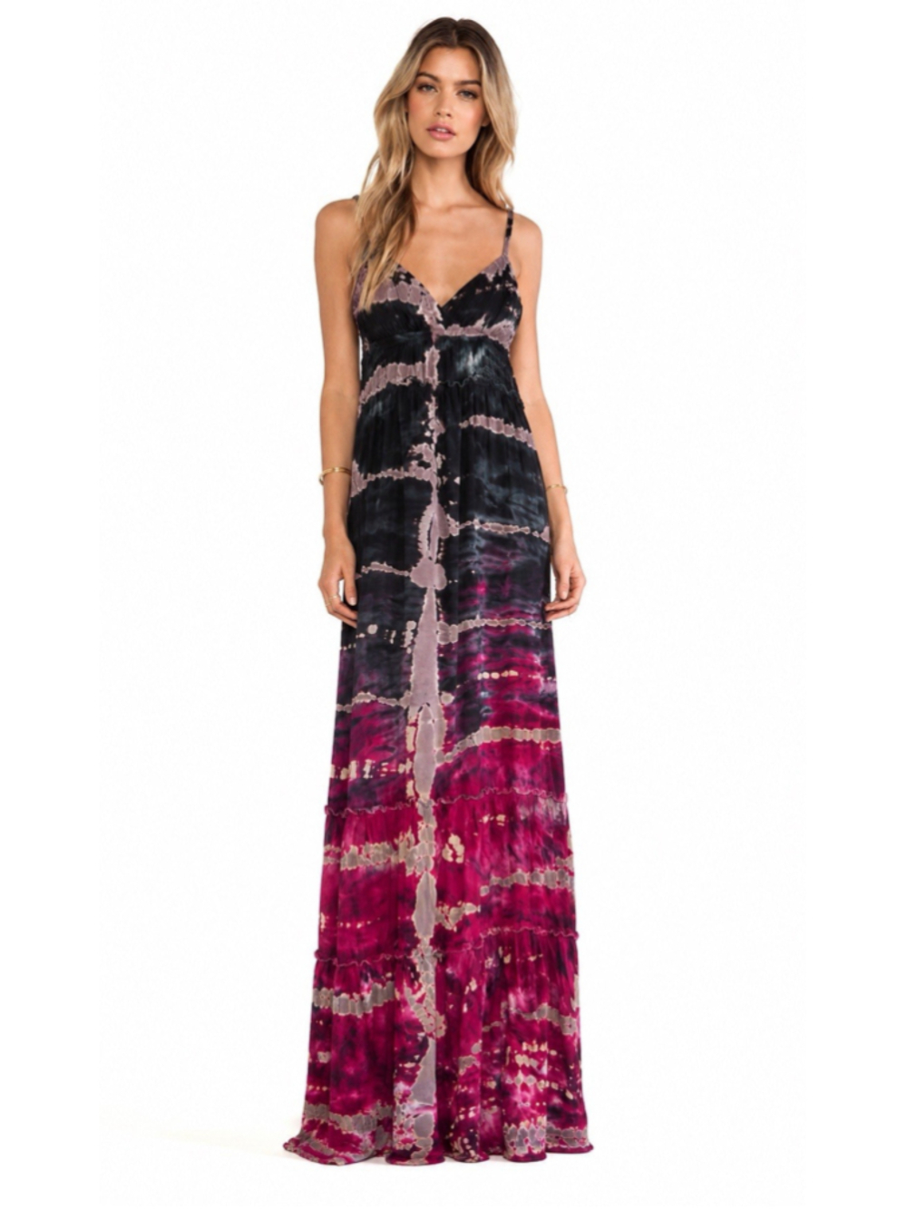 Gypsy 05 Ombre Tie Dye Maxi Dress Small Hippie Boho Free Spirit Festival Flowy